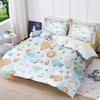Duvet Cover Excavator Cartoon Comics Home Printed Pillowcase Set Adult Bedroom Children Comforter Bedding