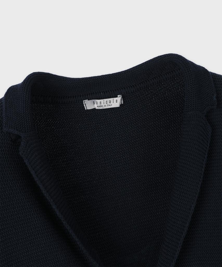 Panicale Cotton Blend Knit Blazer Jacket 2 Colors