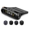 Vehicle Safety TPMS Tire Safety Monitoring System Solar Power Wireless Auto Security Alarm External Tyre Pressure Sensor