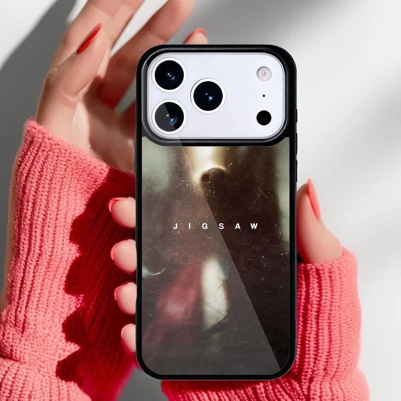 

Jigsaw Saw Horror Phone Case for iPhone 17 16 15 14 13 Pro Max Back Cover for 12 11 Pro Coque iPhone Air