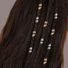 Bohemian Metal S-Shaped Hair Buckle Retro Dreadlocks Braided Hair Buckle Trendy Ponytail Hair Band