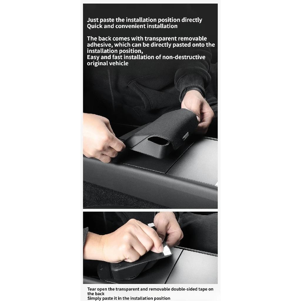 Central Armrest Storage Box for Tesla Model 3 Y Highland Juniper 2025 Car Glasses Phone Storage Case Multi Functional Accessorie
