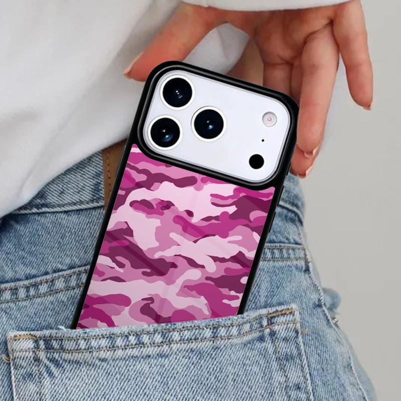 Neon Camouflage Pattern Phone Case for iPhone 17ProMax 12 13 14 15 16e 17 Pro Max Plus Air Cover