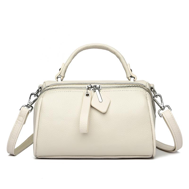 Genuine Leather Single-shoulder Bag Fashionable Ladies' Bag Large Capacity Crossbody Pillow Women's Bag Cowhide Handbag