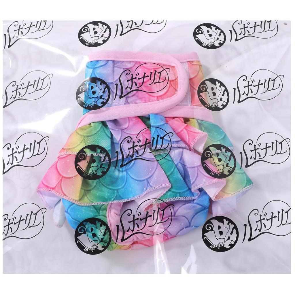 Rubonarie PET Sanitary Pants for Dogs, Washable, Colorful, Dog Manners Pants (Mermaid, Size M)