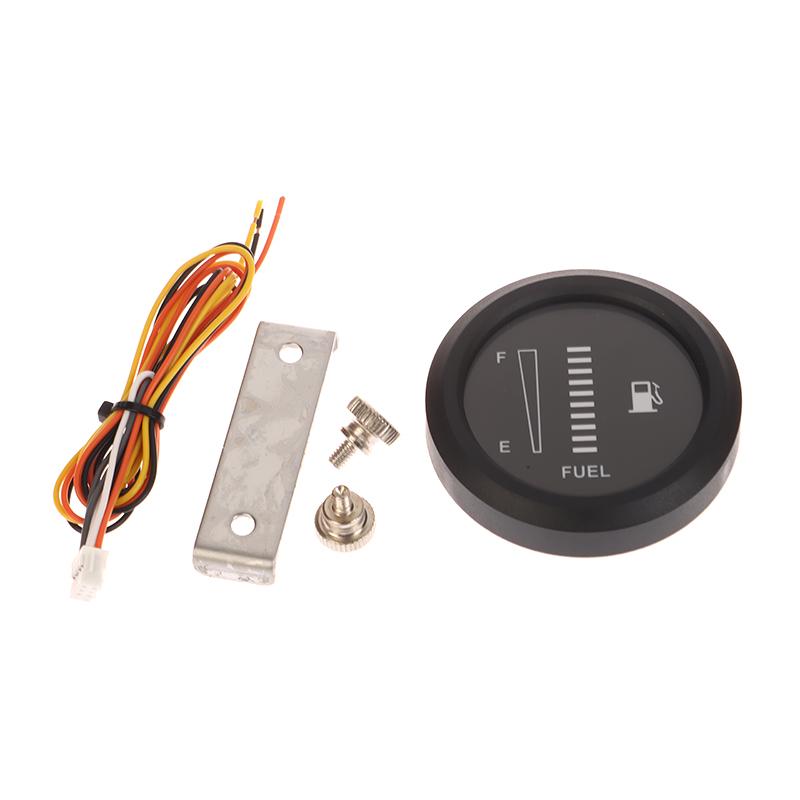 Universal Car Motorcycle Fuel Level Gauge Meter Gauge Electronic Auto Benzine Meter