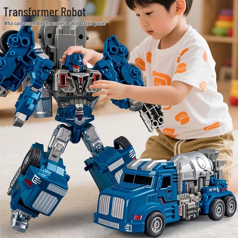 Lankupa Kids Alloy Engineering Vehicles & Transforming Robots