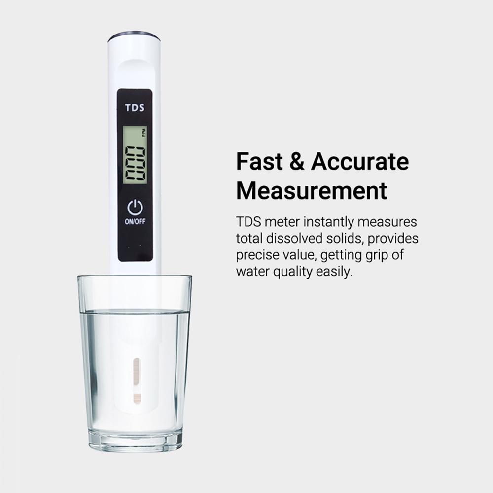 TDS Meter Pen Type Digital Water Tester with 0 9990ppm Measurement Range for Home Drinking Water Aquariums Swimming Pool