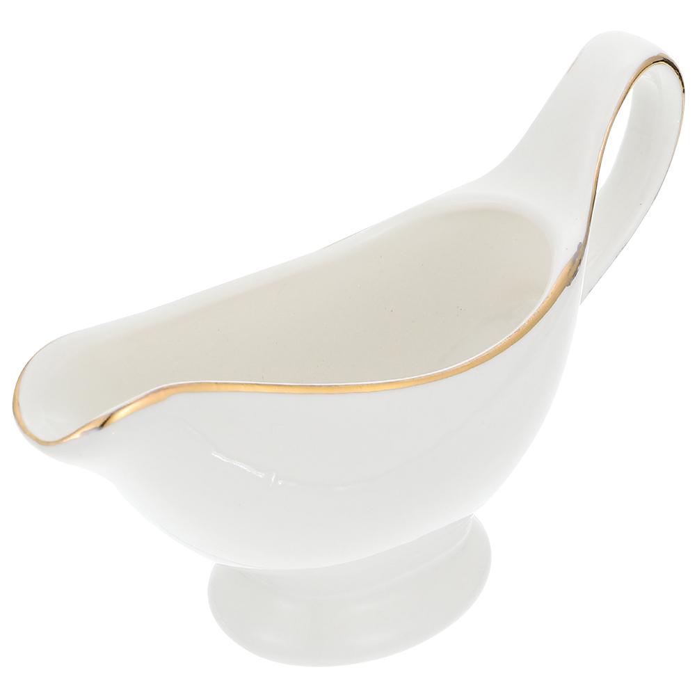 

Стеклянный сироп Керамический соусник Детская кружка для эспрессо Чашки Керамический кувшин для сливок с ручкой белый