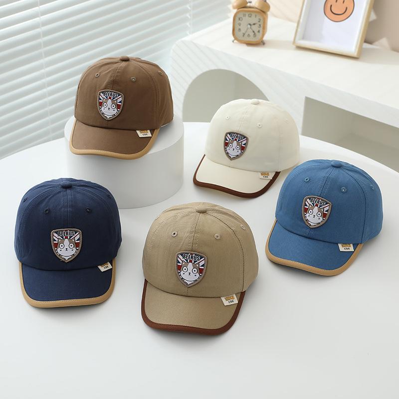 Baby Hat Spring and Autumn Style Baby British Trendy Duckball Cap Children Summer Sun Protection Baseball Cap