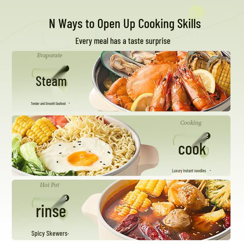 Bear 2.5L Multi-functional Electric Cooker with Steamer CN plug (adapter included)