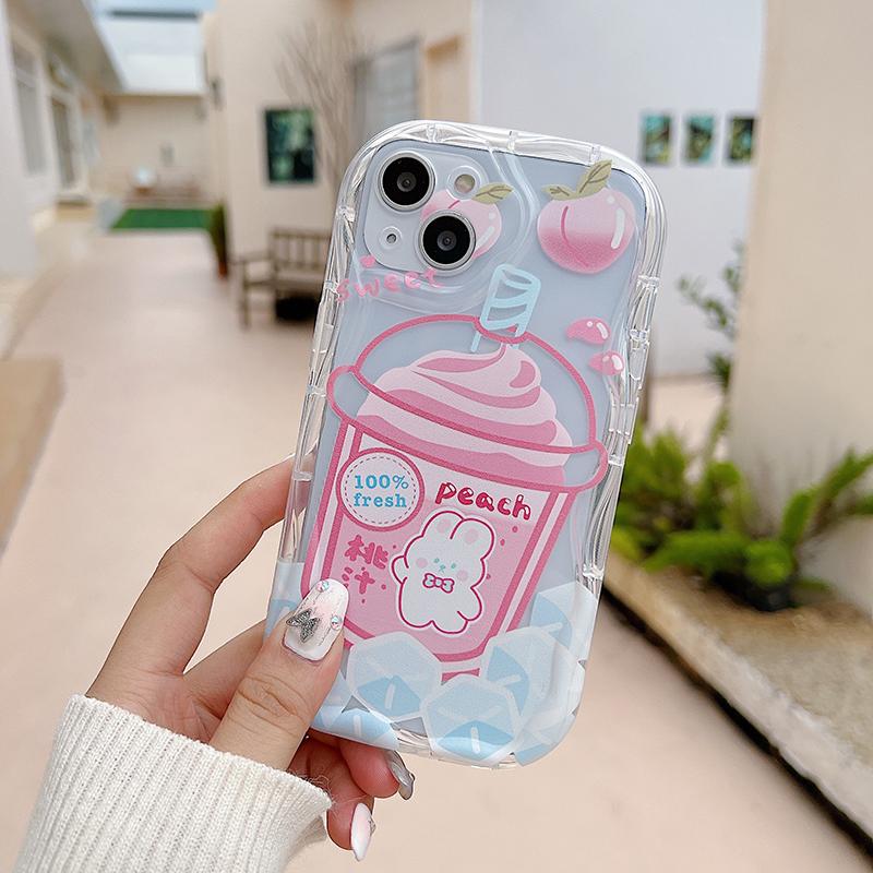 Cute Bear Soft TPU Case For IPhone 15 Infinix Tecno Spark Redmi Note 12 Note 11 Pro Samsung S23 Ultra S24 A53 A52 Realme C53 C55 OPPO Vivo Cover