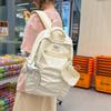 Schoolbag Korean Ins Wind Backpack Female Niche Design Star Large Capacity Junior High School Bag Girl Student Versatile Backpack