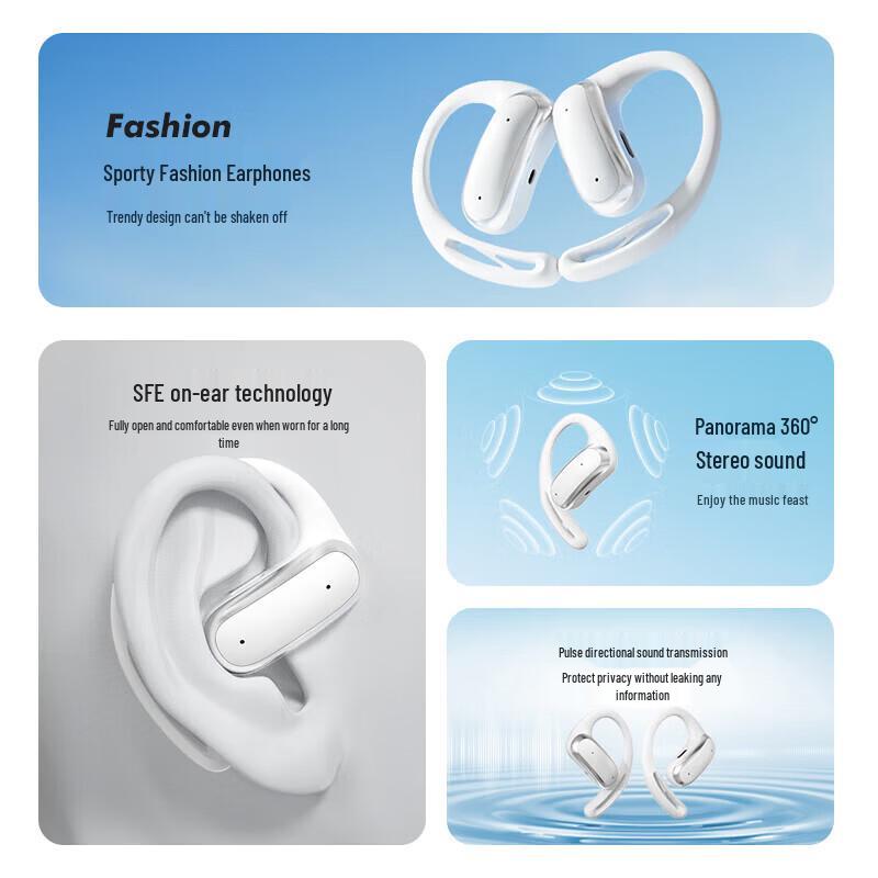 Newman LY55 Open-Ear Sports Ear-hook Bluetooth Headphones