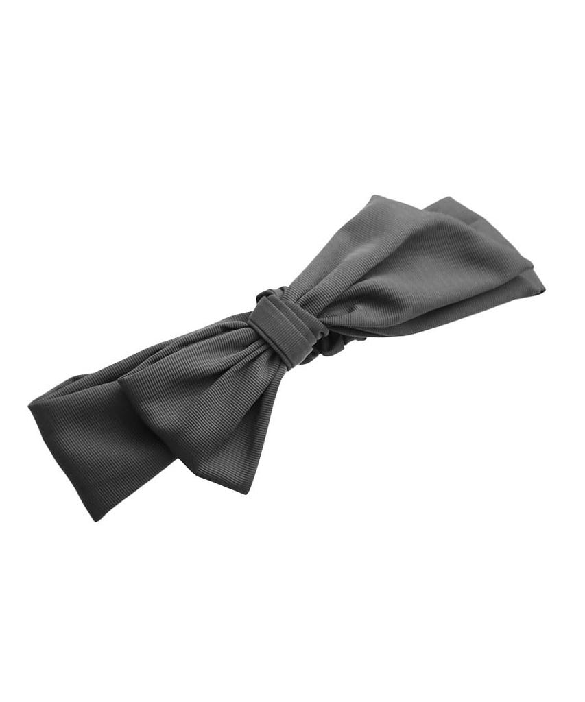 VINGTAINE Hairband with Detachable Customizable Hair Ribbon, Large, Accessory, Casual, Simple, Gray, HB-133-GY