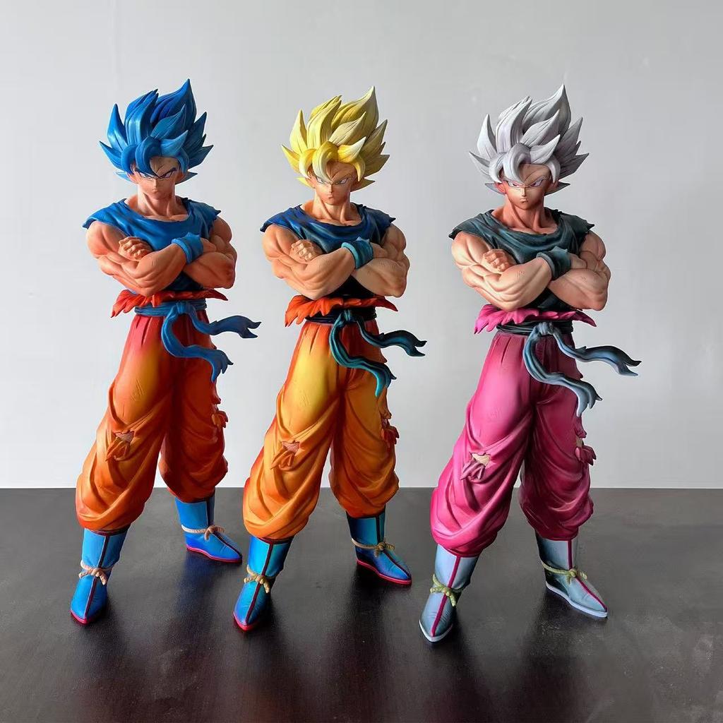 YJ Statue Dragon Ball Z Ssj1 Goku Figure Ssj1 Son Goku Super Saiyan PVC Action Figures Collection Model Toys Gifts
