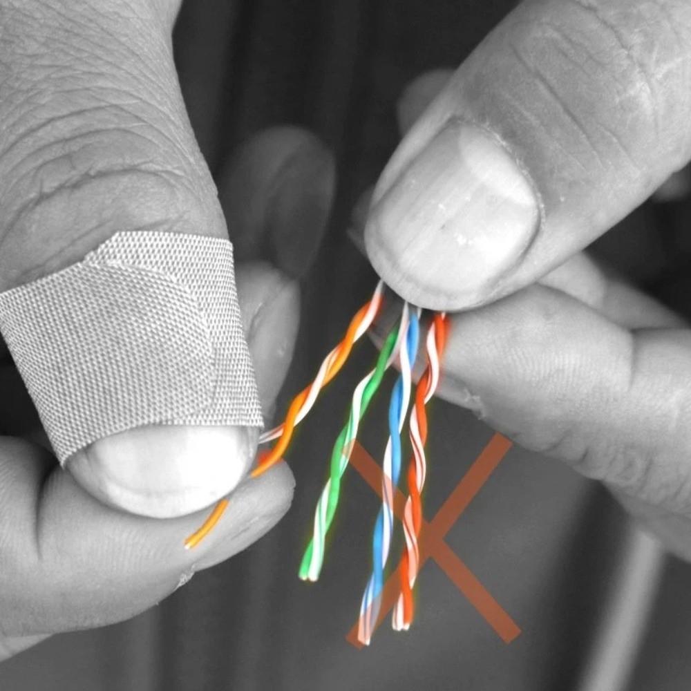 Quickly Easily Network Cable Untwist Tool Category 5/6 Cable Management Cable Pair Separator Wire Straightening