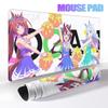 Pretty Girl Anime Game Mouse Pads Umamusume Desk Mats Large Extended Anti-slip Pads Gaming Accessories Computer Keyboard Carpets