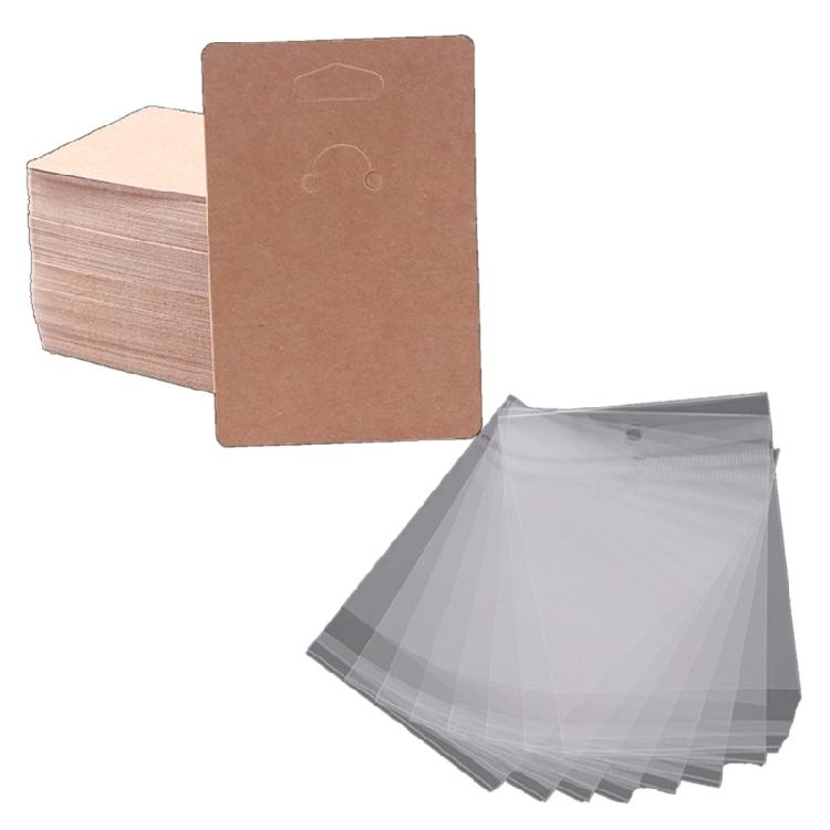 

Keychain Display Card Bag Paperboard Display Packaging Small Businesses Supplies коричневый