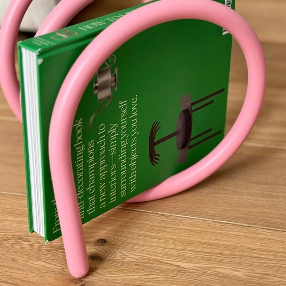 INS Bookcases Dopamine Color Bookshelf Fashionable Accessories Book Stand  Desktop