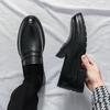 Brogues Style Men Shoes Business Casual Leather Shoes Moccasins Man Flats Shoes