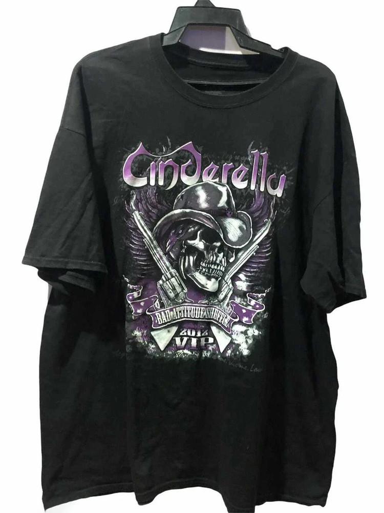

CINDERELLA Band Black Music Rock Unisex Shirt Adult Tee Unisex T-Shirt S