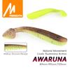 MEREDITH Awaruna פתיונות דיג 8 ס"מ 9.5 ס"מ 13 ס"מ פיתיונות מלאכותיים וובלרים פתיונות רכים Shad קרפיון סיליקון דיג פיתיון רך