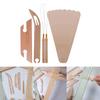 Weaving Shuttles Practical Weaving Tool Inkle Weaving Shuttle Set Knitting Tool Needle Threader for Craft Projects