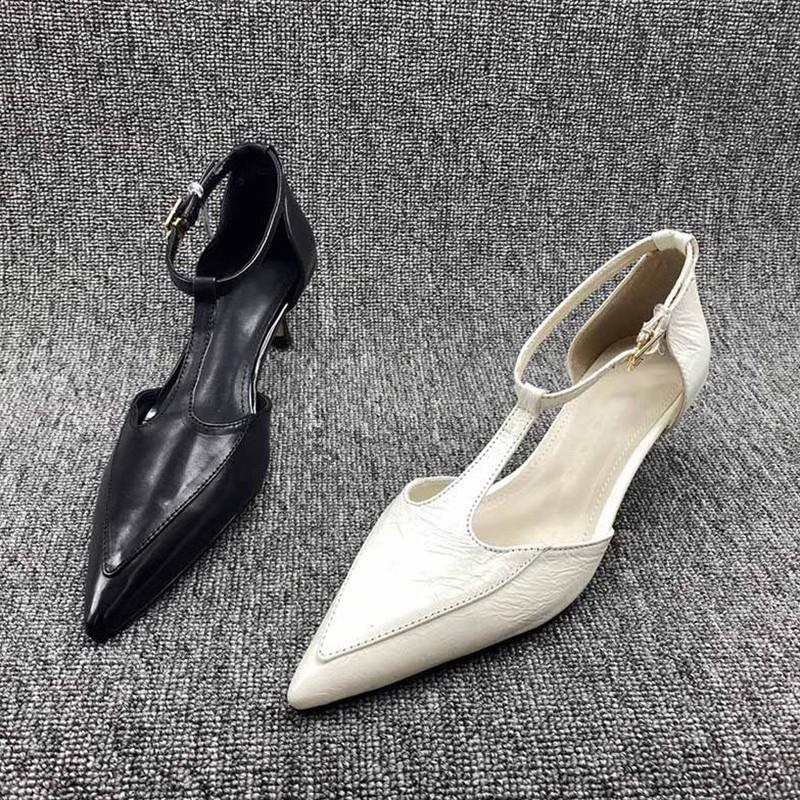 Fashion Pointed Toe Women Mid Heels Shoes Designer Shallow Elegant Heeled Sandals 2025 Trend Pumps Party Shoes Dress Mujer Zapatillas