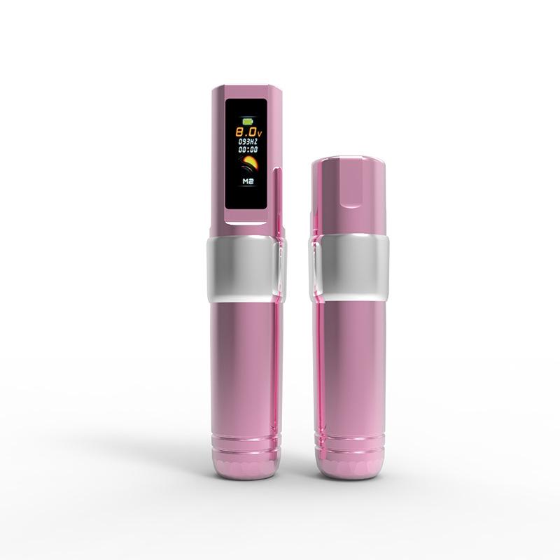 

Yilong F10 Wireless Tattoo Pen with Mobile Battery and Motor for Liner and Shader Functions розовый