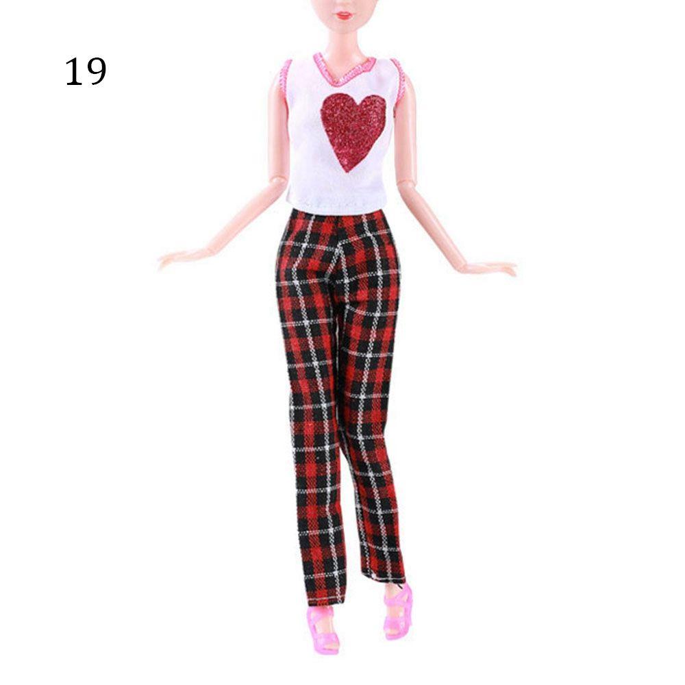 

Fashion 2021 Kids Gift Toy Casual Wear Girl Clothes Dolls Dress Doll Accessories 19