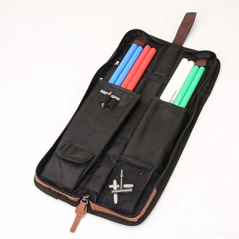 Music Drum Sticks Pouch Drumsticks Bag Drum Sticks Case Perfect for Music Enthusiasts and Studio Recording Session