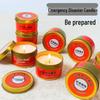 Eco-friendly Windproof Waterproof Candle: Odorless, Smokeless Emergency Lighting for Power Outages and Outdoor Camping.