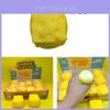 Novo Chegada Brinquedo de Apertar Queijo Quadrado Para Crianças Criativas Atacado Blocos de Queijo de Simulação Fofos