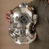 45.72 Cm Nautical Scuba Diving Helmet Mark V US Navy Deep Sea Diving Divers Helmet Chrome Plated Helmet Gift