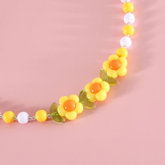 Pet Necklace Collar Colorful Bead Adjustable Cute Peach Cats Dogs Exquisite Fashionable Elegant Necklace