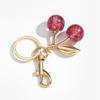 Cherry Fruit Keychain Pendant  Cherry Charm Pendant For Bag Women'S Handbag Shoulder Bags Keychain Attachment Parts