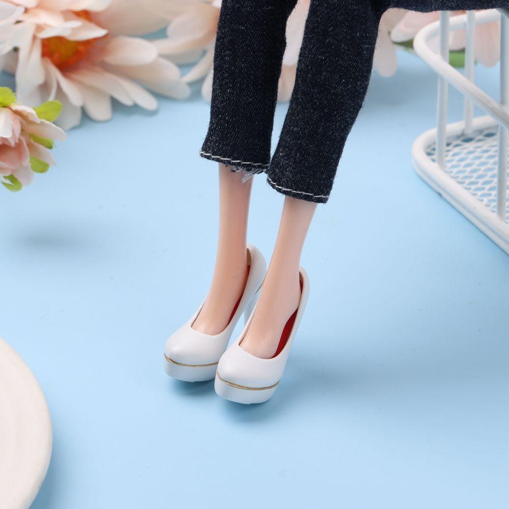 Miniature Shoes Heels For 30cm Dolls Clothes Accessories Doll Daily Wear Fashion Doll Shoes Sneakers Cool Boots Kids Toys