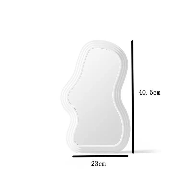 High Quality Cloud Shaped Makeup Mirror Wall-mounted Portable Standing Mirror Irregular Dressing Mirror Desk