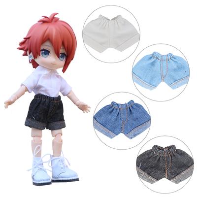 Clothes Denim Shorts Five Colors Decoration Fashion Molly Body Doll Toy Clothing OB11 GSC 1/12bjd Play Entertaining Safe Kid Friendly Fun