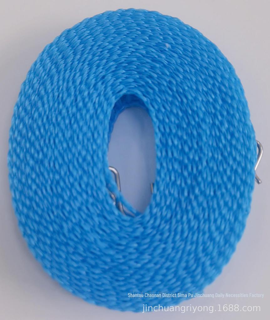 Colorful, Windproof, Non-Slip Portable Clothesline for Outdoor and Household Drying