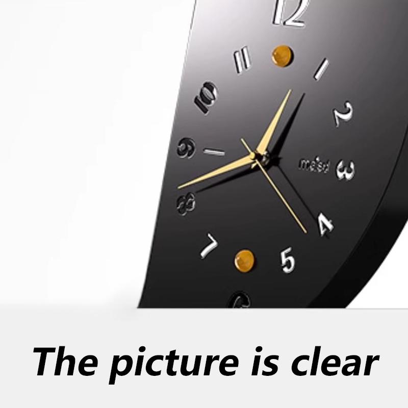 Minimalist Wall Clocks Nordic Living Room Decoration Wall Clocks Elegant Ornaments Clock Luxury Light Clock Design with Hands