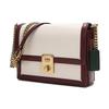 New COACH Hutton Calfskin Small Square Bag, Crossbody Bag, Shoulder Bag Women's 612-B4CAH