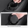 For Tesla Model Y L 2026 Silicone Three Drain Cup Covers Car Beverage Holder Storage Compartment Car Sticker Car Decoration