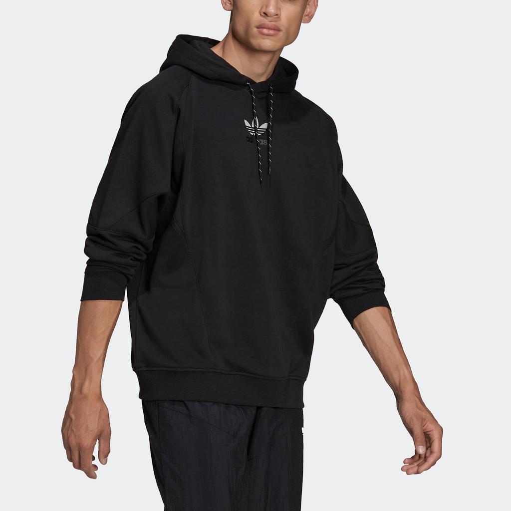 adidas Originals Men Classic Comfort 4D Cush Loose Hoodie Black HC7106