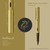 Lamy Harry Potter Hufflepuff Special Edition Fountain Pen with House Engraving EF Size Steel Nib Lightweight Aluminum Body Includes LAMY T 10 Blue