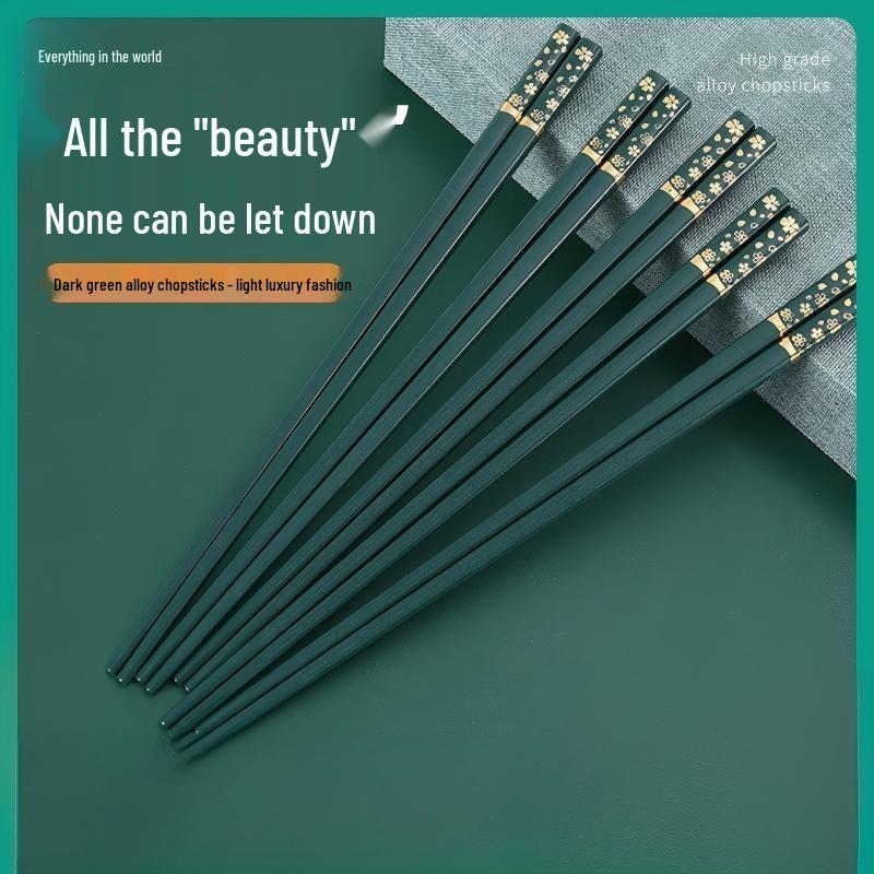 Ryan Home & Hotel Disinfectable Alloy Chopsticks Set