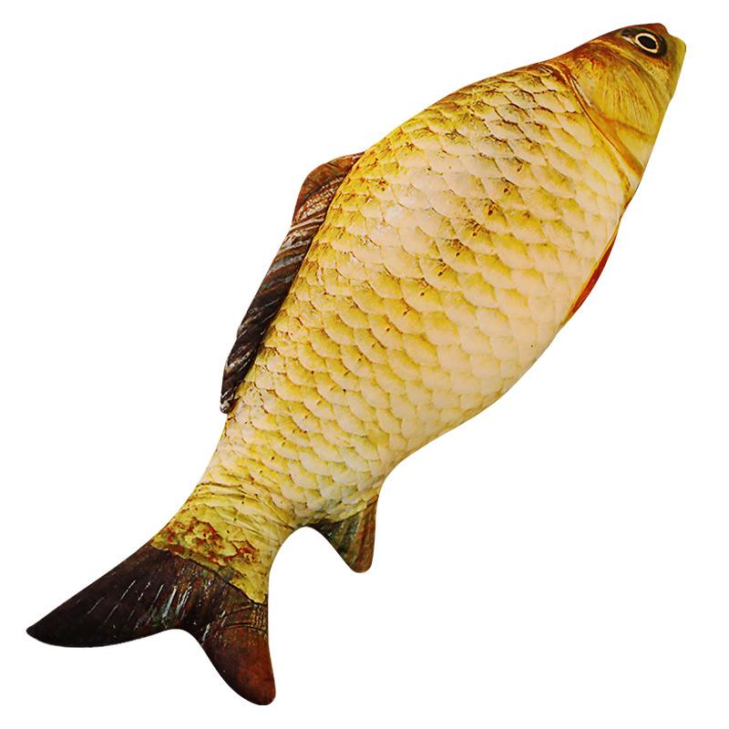 Simulation Red Carp Plush Toy Crucian Carp Doll Fish Throw Pillow Printing Cat Doll Big Fish Pillow Cushion