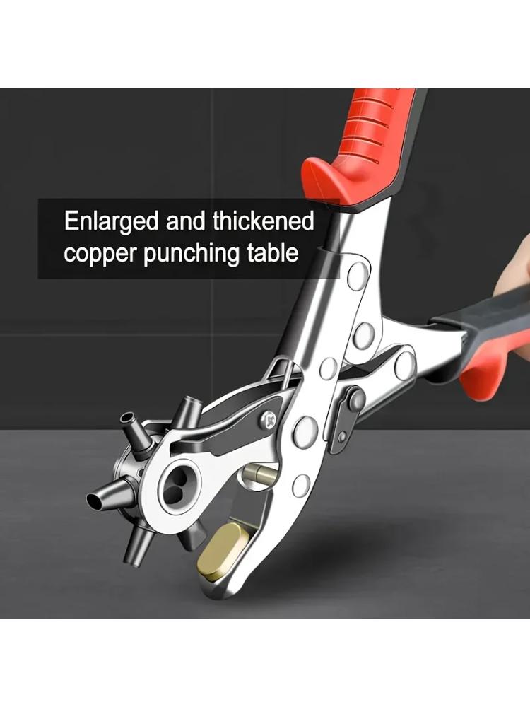 Leather Hole Punch Leather Tools Multifunctional Ordinary Carbon Steel Belt Puncher Punching Tool Belt Hole Puncher Crafts Tool