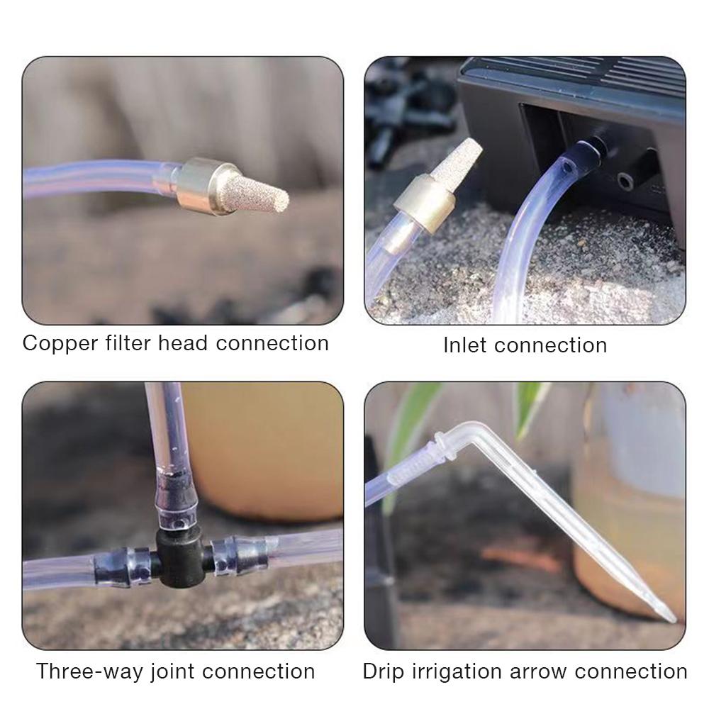 Garden Solar Energy Irrigation Timer Sprinkler Drip Irrigation System Water Controller Kit 2000mAh Battery 1/4" Hose Watering